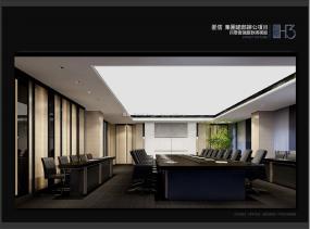 時(shí)尚會(huì)議室裝修實(shí)景圖片