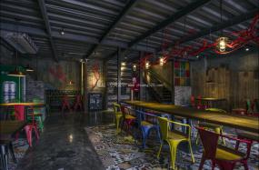 高檔復(fù)古風(fēng)格餐廳裝修圖片