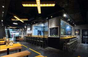 漢堡店設計裝飾圖片