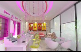 化妝美甲店設(shè)計(jì)裝修圖片