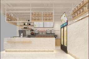 小型奶茶店設(shè)計(jì)裝修效果圖片