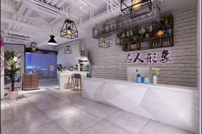 上海美發(fā)店裝修設(shè)計效果圖片