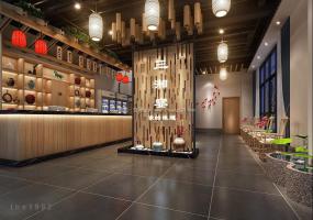 四川火鍋店裝修實物圖片