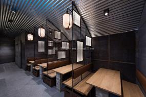 最新日本料理店設計裝飾效果圖