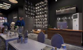 上海美發(fā)店裝修裝潢效果圖