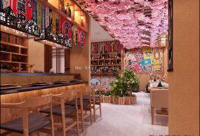 高檔日本料理店裝修圖片