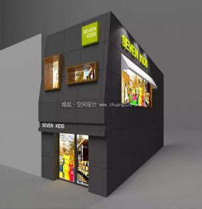 高端品牌童裝店裝修圖片