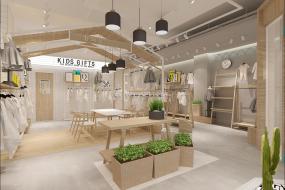 2019品牌童裝店裝修效果圖