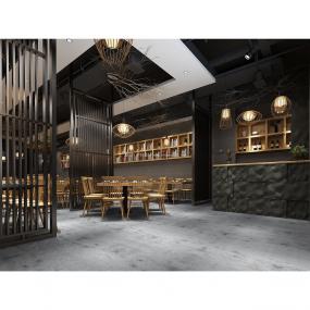 自助火鍋店裝修實(shí)物圖片