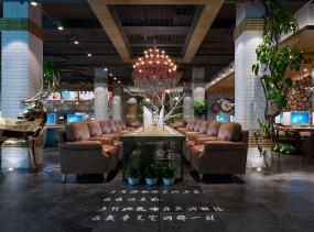 高端休閑咖啡廳裝修效果圖