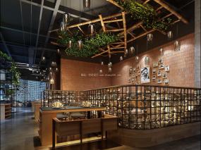高檔自助火鍋店裝修圖片