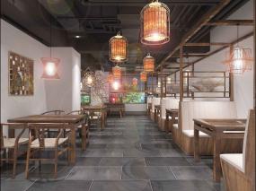 自助火鍋店裝修設(shè)計(jì)效果圖