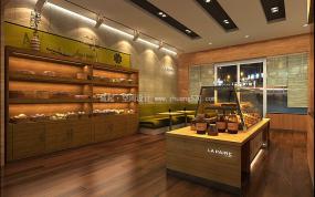 高檔烘焙蛋糕店裝修效果圖