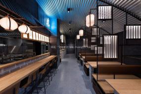 高端日本壽司料理店裝修效果圖