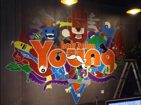 大型美發(fā)店裝修實景圖片