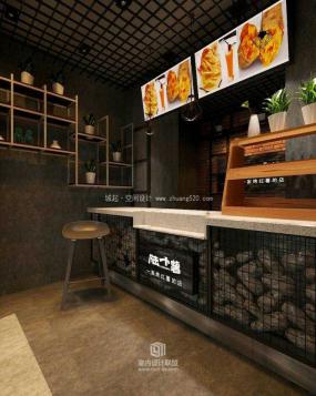 小吃店裝修設(shè)計效果圖