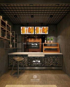 高端小吃店裝修圖片