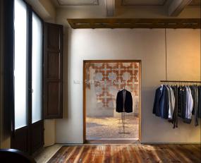高端韓國服裝店裝修效果圖