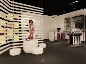 外貿(mào)服裝店設(shè)計(jì)裝飾效果圖片