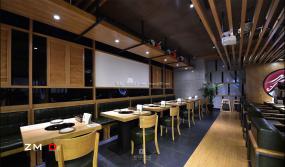 韓餐廳裝修高清效果圖