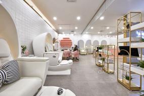 韓國(guó)美發(fā)店裝飾效果圖