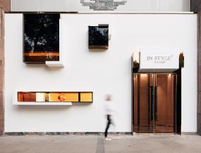 沙龍美發(fā)店裝修設(shè)計效果圖