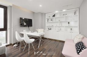 連鎖美發(fā)店裝修實景圖片
