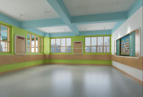 民辦幼兒園裝修實物圖片