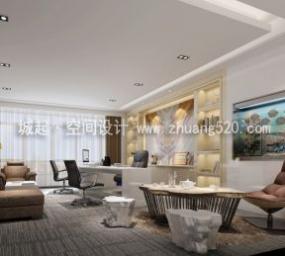 loft風(fēng)格辦公室裝修設(shè)計(jì)效果圖