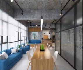 最新loft風(fēng)格辦公室效果圖