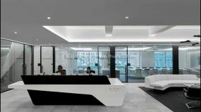 黑白風格辦公室設(shè)計裝飾效果圖片