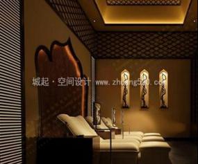 足浴店裝潢效果圖