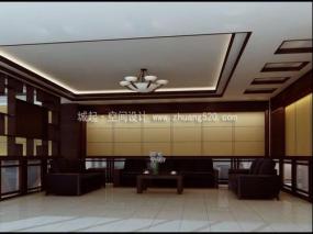 高檔大氣風(fēng)格辦公室裝修實(shí)物圖片