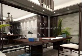中式傳統(tǒng)風(fēng)格辦公室設(shè)計(jì)效果圖片