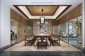 中式傳統(tǒng)風(fēng)格辦公室設(shè)計(jì)效果圖