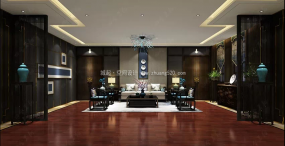 簡(jiǎn)約風(fēng)格40平米辦公室裝修效果圖片