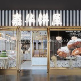 簡(jiǎn)約風(fēng)格奶茶店設(shè)計(jì)裝修效果圖片
