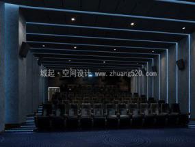 簡約風(fēng)格電影院裝修裝潢效果圖