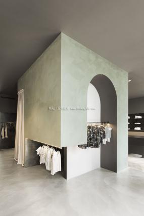 簡約風格服裝店設(shè)計裝飾圖