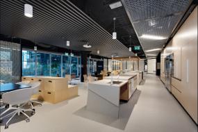 大型辦公室室內(nèi)吊頂燈裝修效果圖片大全