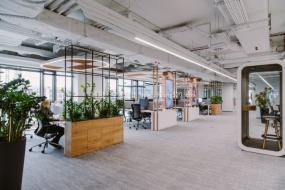 現(xiàn)代時尚簡約風(fēng)格企業(yè)辦公室裝修效果