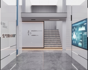 600平方復式裝修辦公室圖