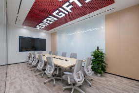 金融辦公室中心設(shè)計(jì)裝修方案
