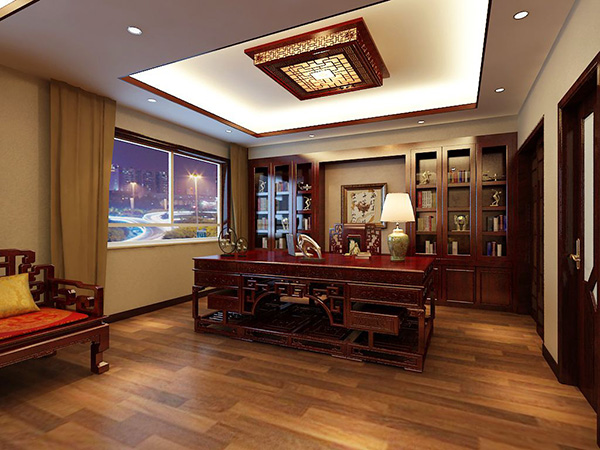 中式<a href=http://tt45tt.cn/pictrue/bgs target=_blank class=infotextkey>辦公室裝修效果圖</a>片