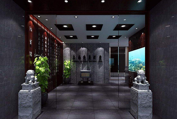 中式風(fēng)格<a href=http://tt45tt.cn/pictrue/bgs target=_blank class=infotextkey>辦公室裝修效果圖</a>片