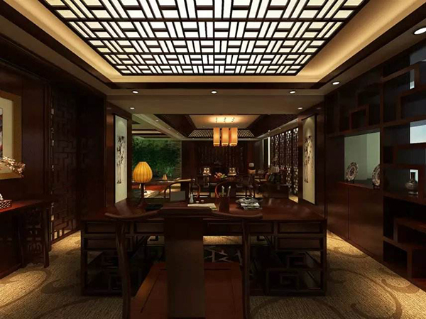 中式<a href=http://tt45tt.cn target=_blank class=infotextkey>辦公室裝修</a>效果圖片