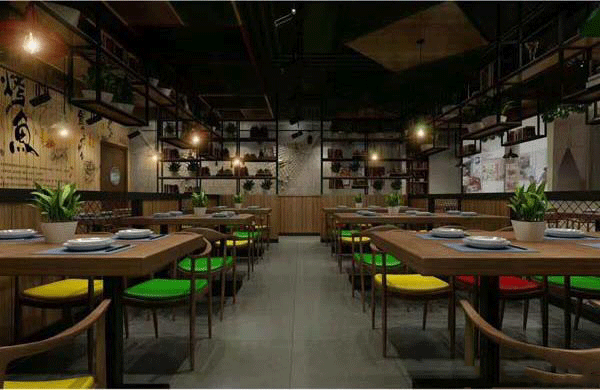 自助餐廳裝修效果圖